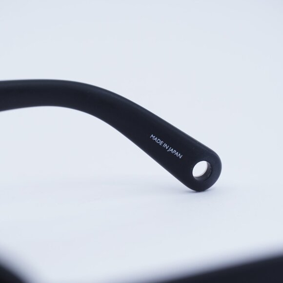 Jacquemus CROISIERE JAC/60 C5 Sunglasses Shiny Black Square Frame, Orange Lenses main image 9